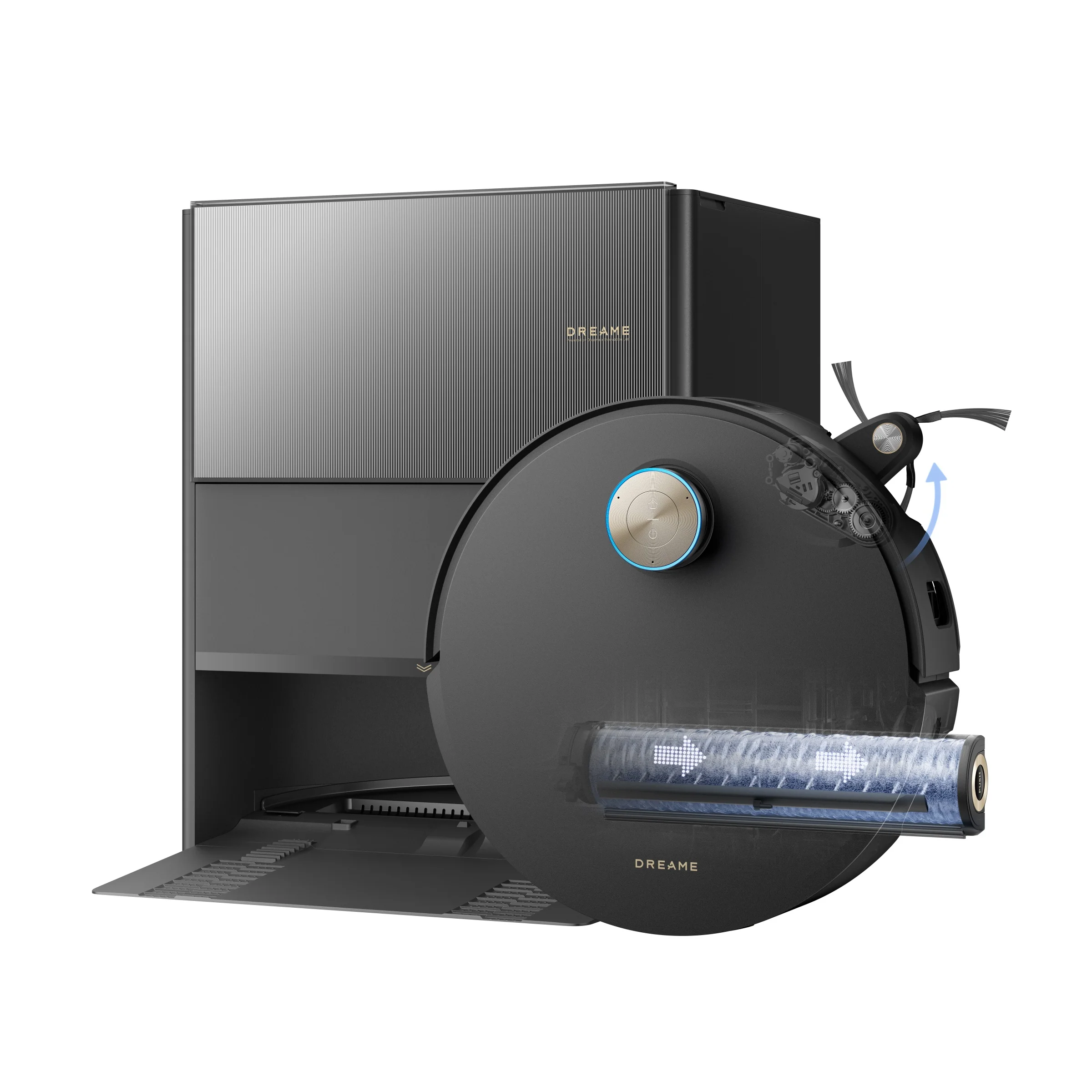 Ricondizionato Stato B：Robot Aspirapolvere Dreame Aqua10 Ultra Roller Complete Nero - Image 2